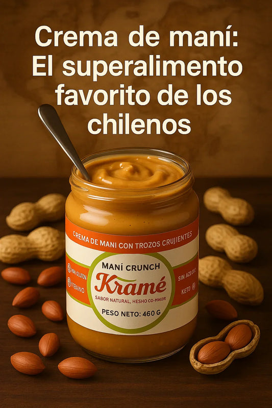Crema de maní, el superalimento favorito de los chilenos